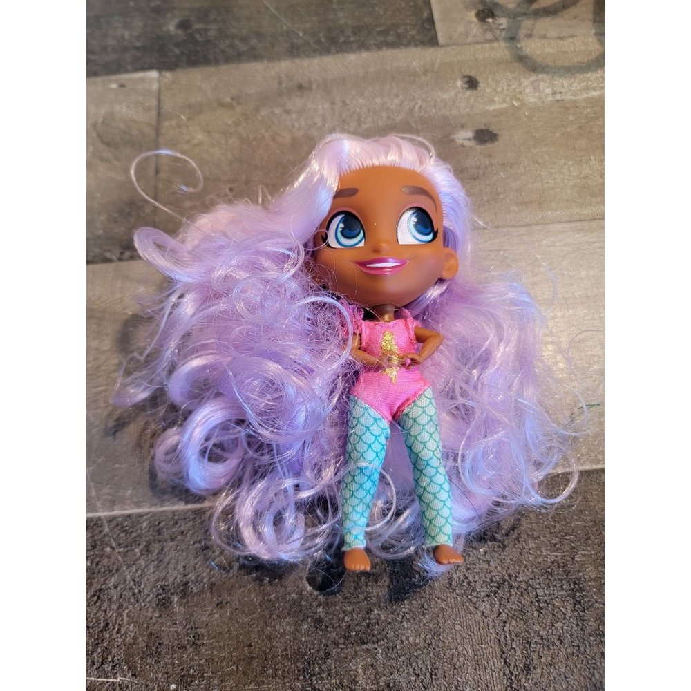 Purple hair mermaid girl doll toy 2017